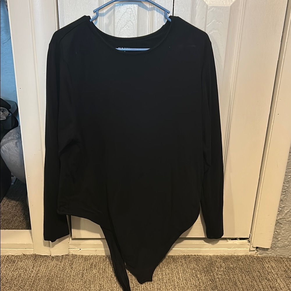 Black Long Sleeve Bodysuit